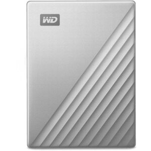 HDD të Jashtëm 2.5" WD My Passport Ultra Mac 5TB Argjend USB-C/USB3.0 HDD 6.4cm 2.5Zoll përfundim metalik RTL portativ extern