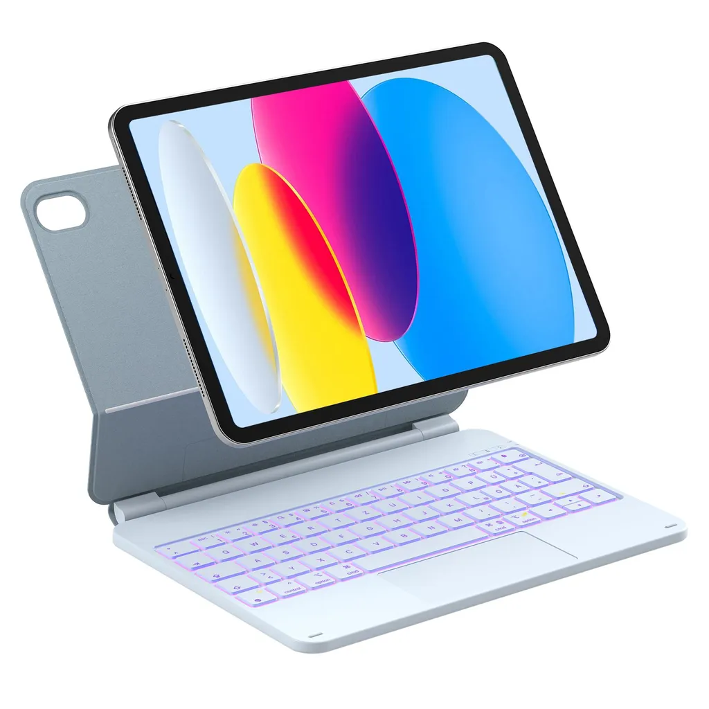 Aksesorë për tablet Inateck Keyboard Case for iPad 10″ / QWERTZ – Blu