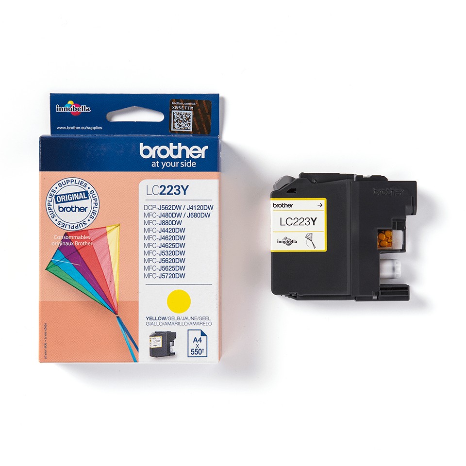 INK Brother LC-223Y – Verdhë - Figura 2