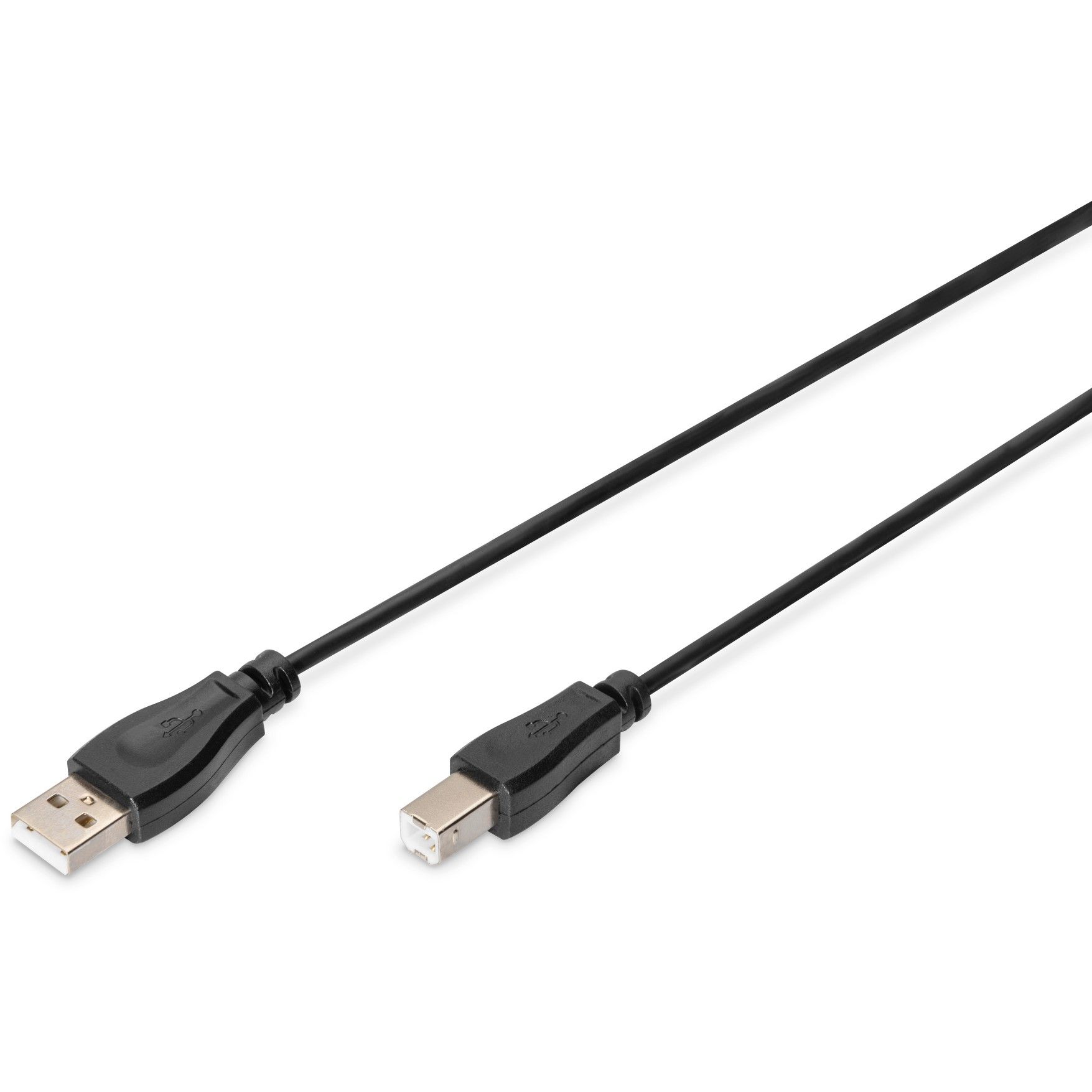Kabllo DIGITUS USB 2.0 / Typ A → Typ B / Plug–Plug / 1.0m / Zezë