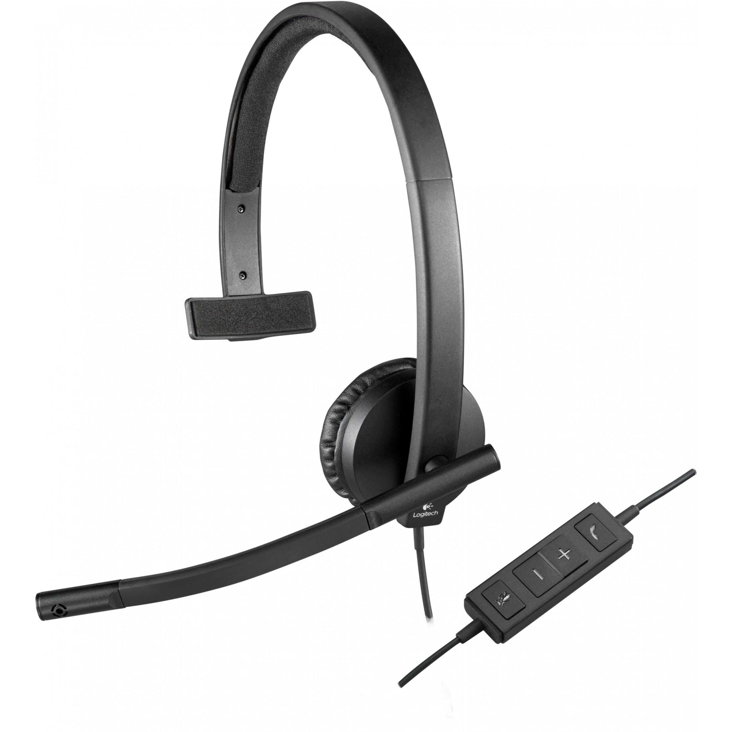 Kufje me Kabllo Logitech H570e / USB / Mono - Zezë