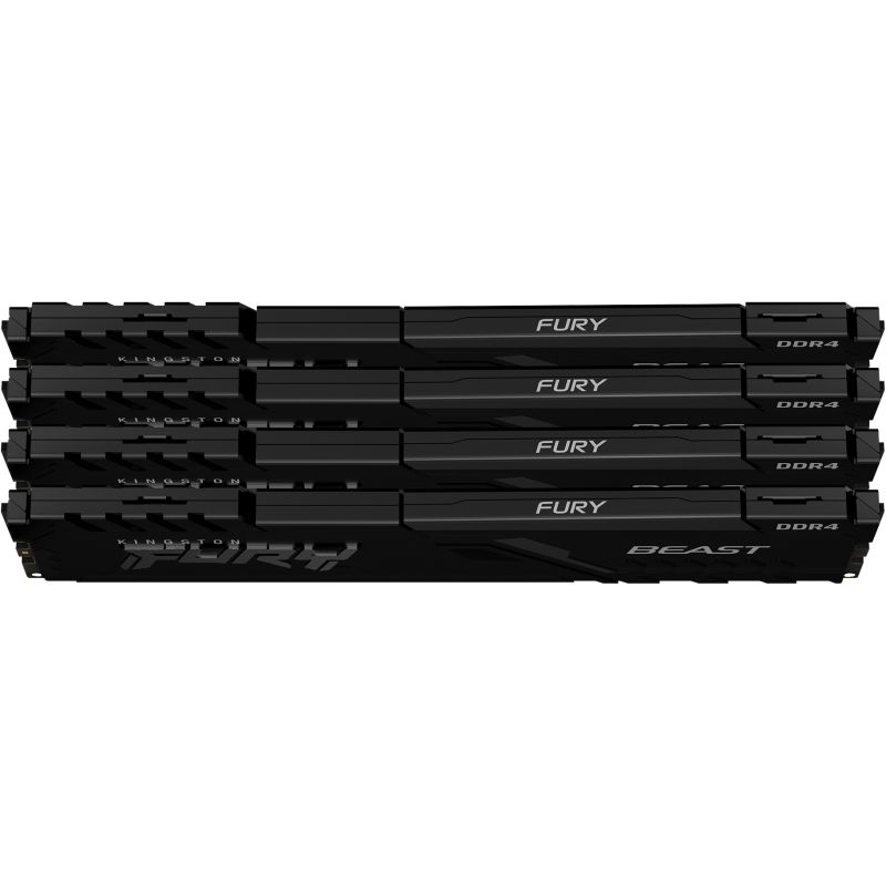 RAM Memorie DDR4 / Kingston FURY Beast Black / 3600MT/s / 64GB / CL18 / DIMM / Kit of 4 - Figura 4