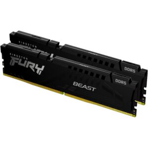 RAM Memorie KINGSTON 64GB 5200MHz DDR5 CL40 DIMM Kit of 2 FURY Beast Black