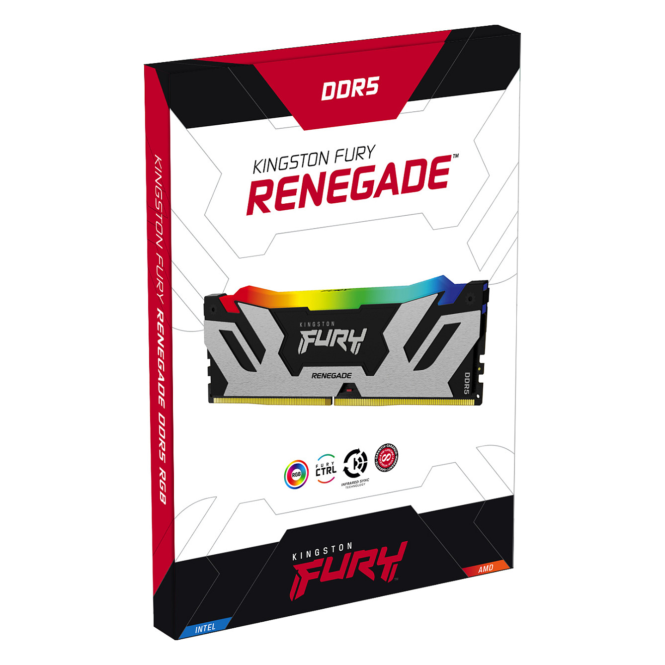 RAM Memorie Kingston DDR5 16GB 6400MT/s CL32 DIMM FURY Renegade RGB - Figura 3