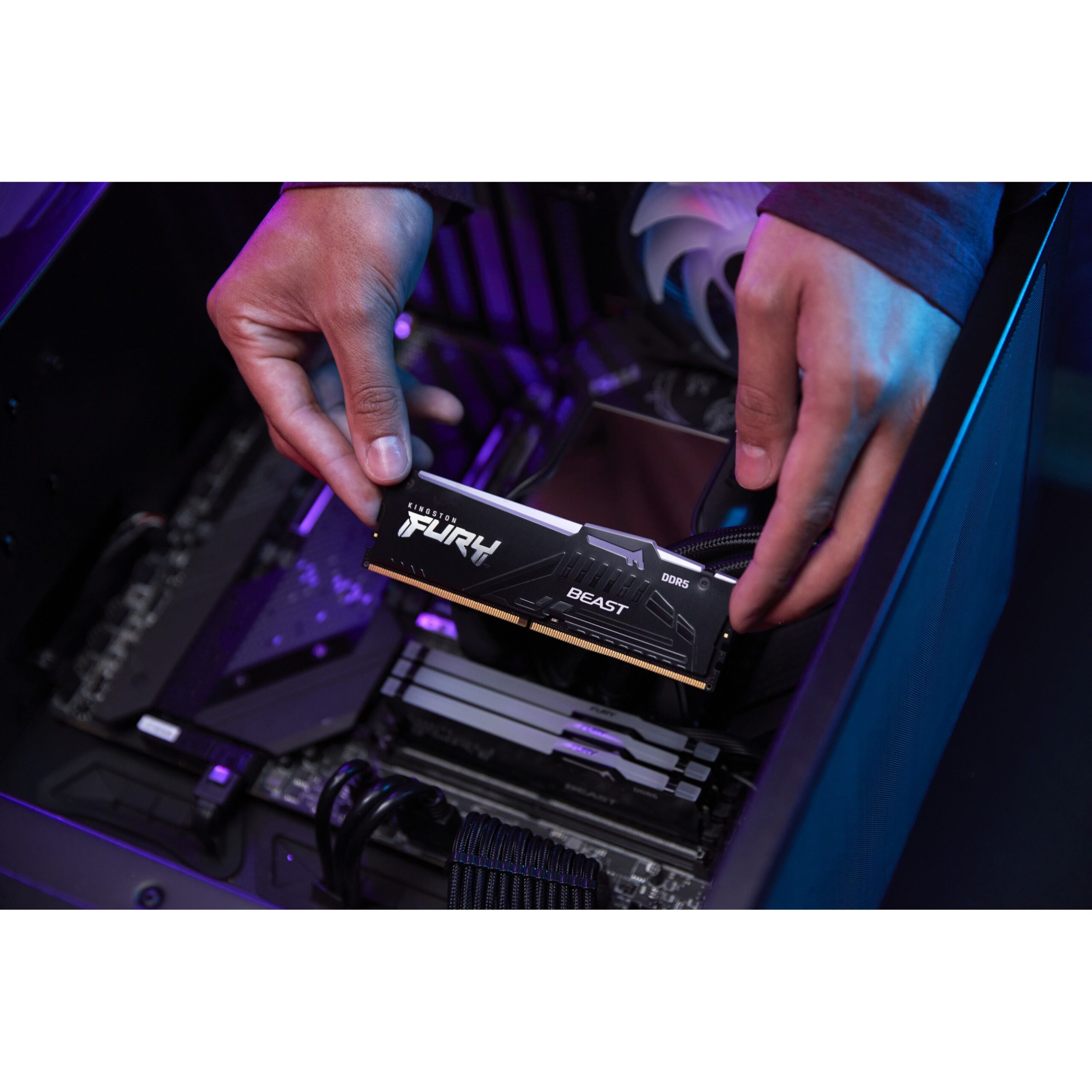 RAM DDR5 Kingston Fury Beast RGB EXPO Kit / 16GB(2×8GB) 5600MHz CL36 DIMM - Figura 5