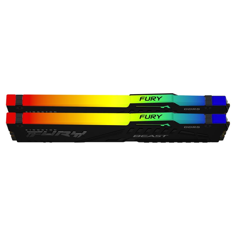 RAM Memorie DDR5 KINGSTON 16GB 6000MT/s CL36 DIMM Kit (2 x 8GB )of 2 FURY Beast RGB EXPO - Figura 2