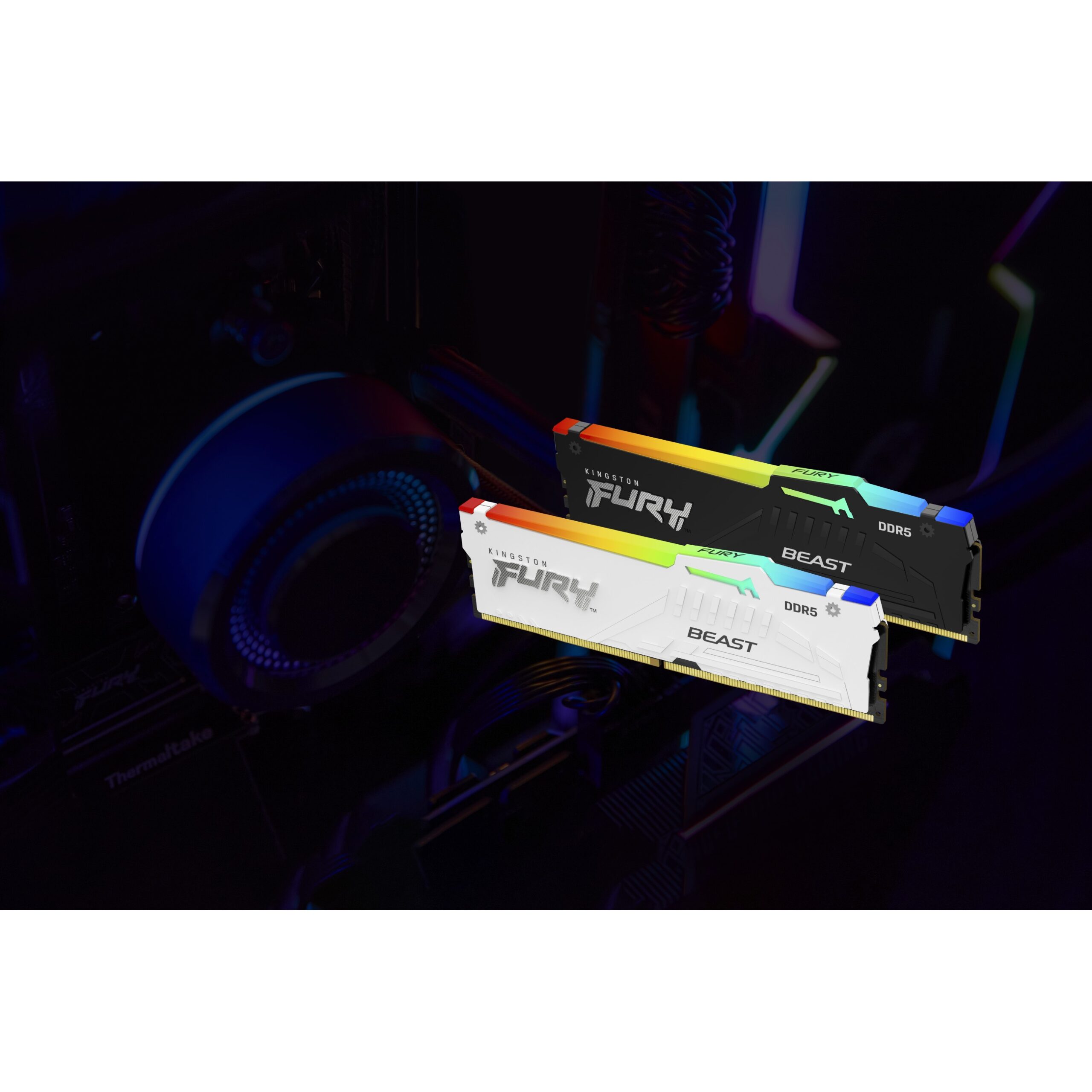 RAM Memorie DDR5 / KINGSTON / FURY Beast / 32GB / 5600MT/s / CL36 / DIMM / RGB / EXPO -Bardhë - Figura 5