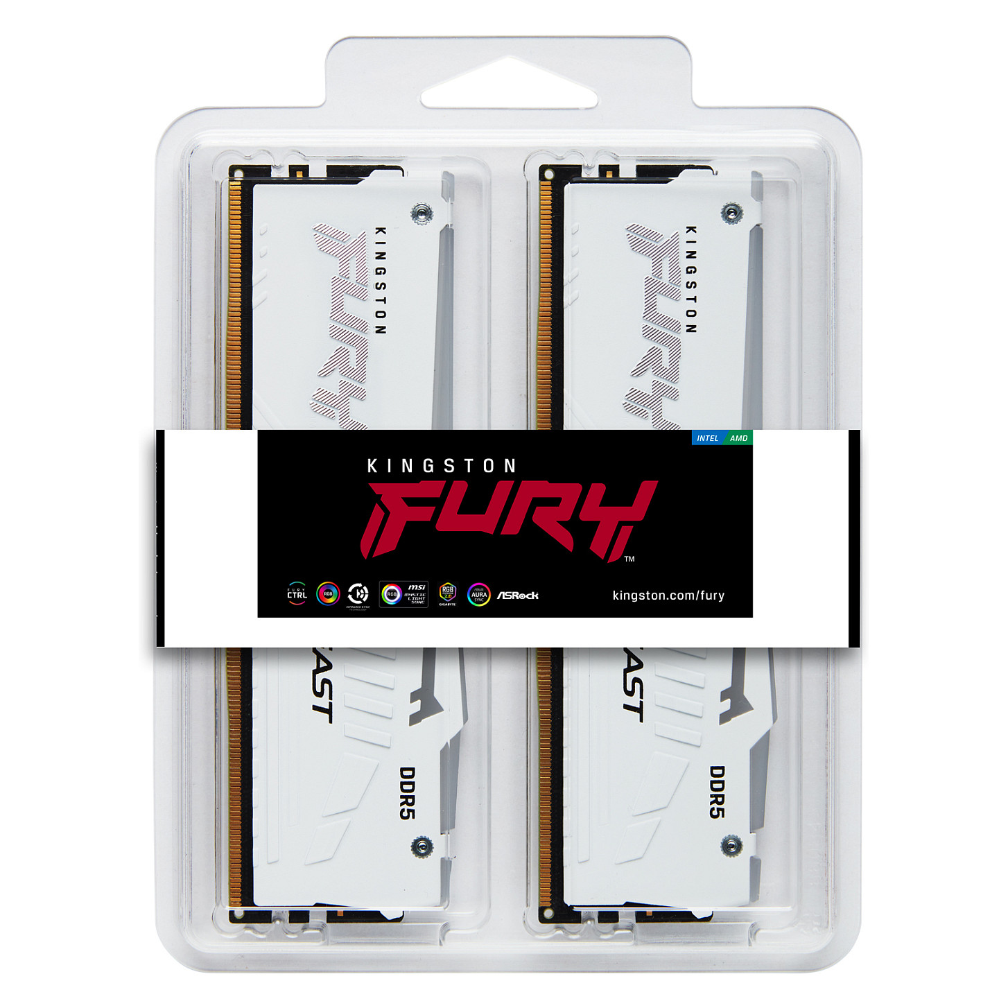 RAM Memorie DDR5 KINGSTON FURY Beast DIMM 64GB(2x32GB) 5600MT/s CL40 - Figura 5