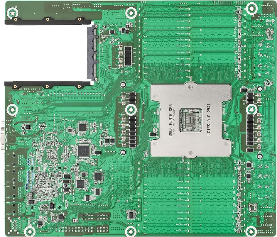 Pllakë Amë MB Server ASRock Mainboard GENOAD24QM32-2L2T/BCM EEB Sockel SP5 Bulk - Figura 3