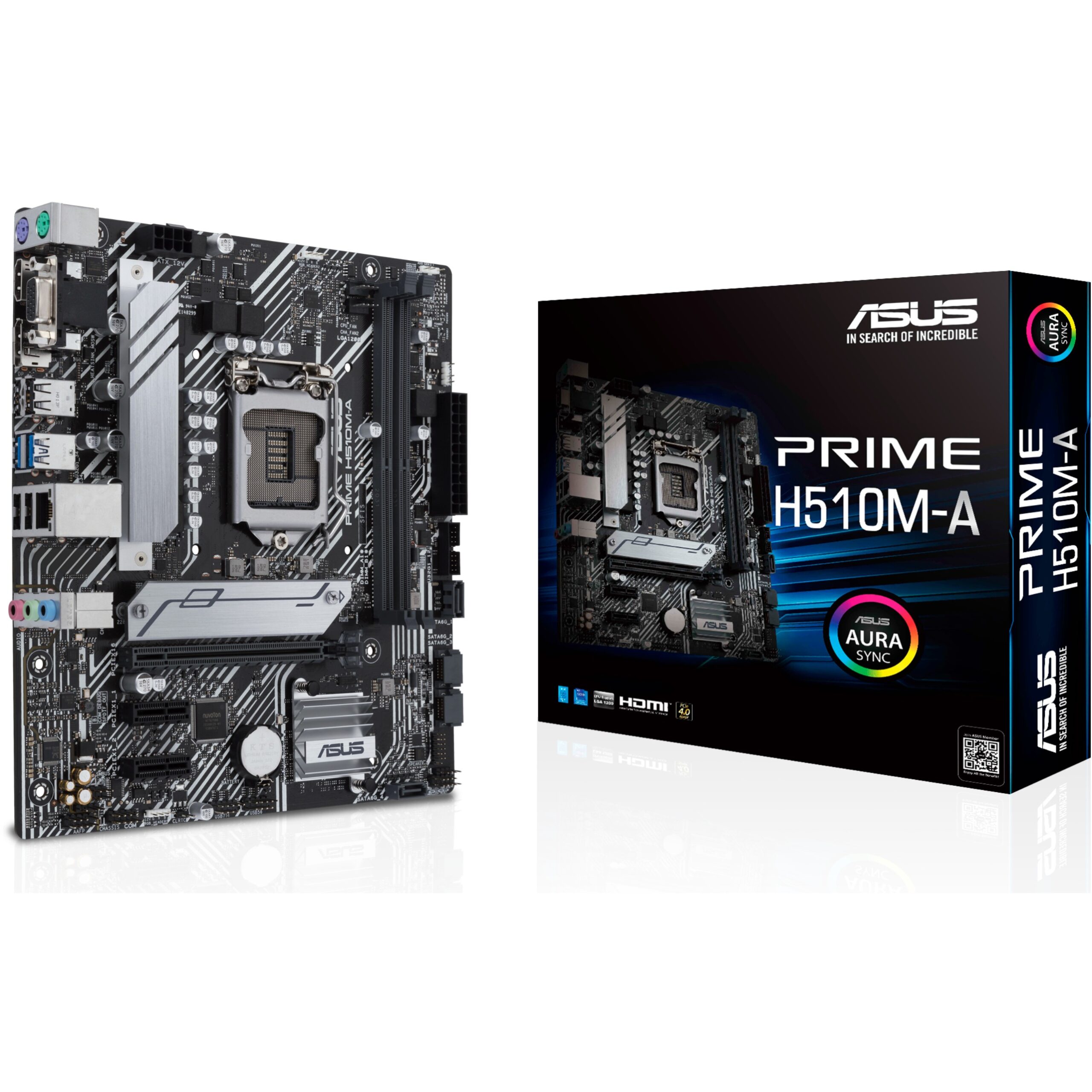 Pllakë Amë MB Intel ASUS PRIME H510M-A / LGA 1200 / DDR4 / HDMI+VGA+DP