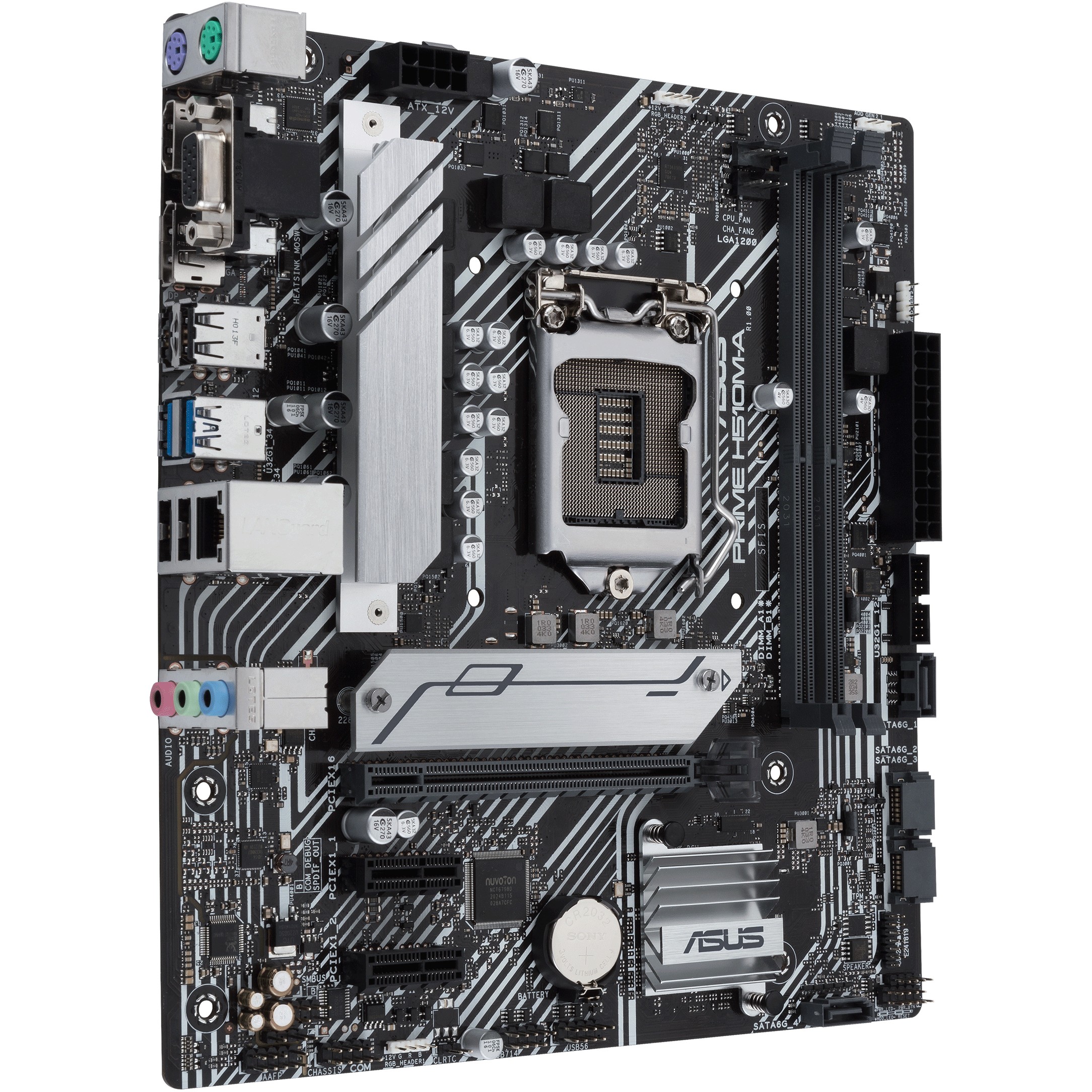 Pllakë Amë MB Intel ASUS PRIME H510M-A / LGA 1200 / DDR4 / HDMI+VGA+DP - Figura 3