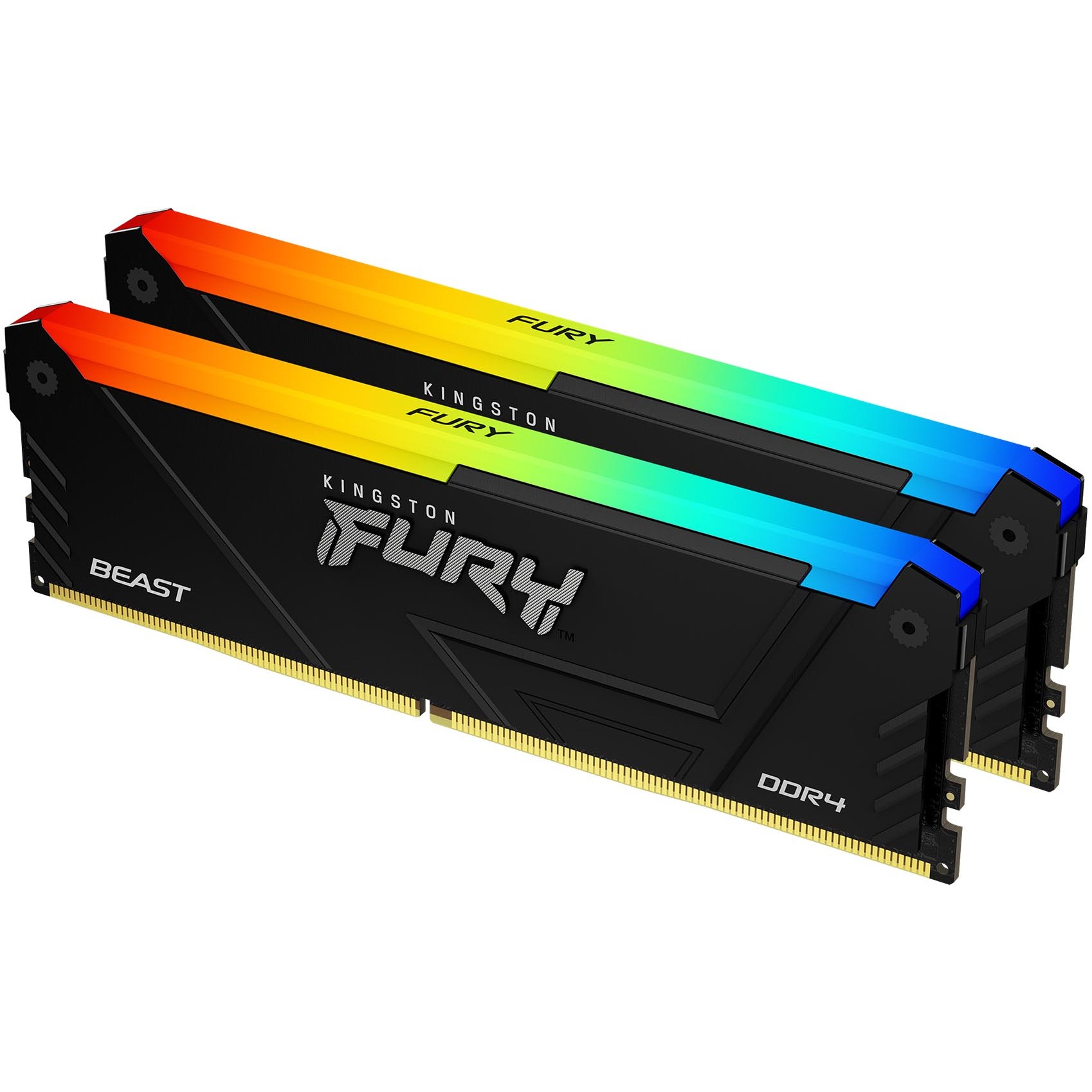 DDR4 RAM Kingston FURY Beast RGB 32GB (2x16GB) 3200MT/s CL16 DIMM Kit