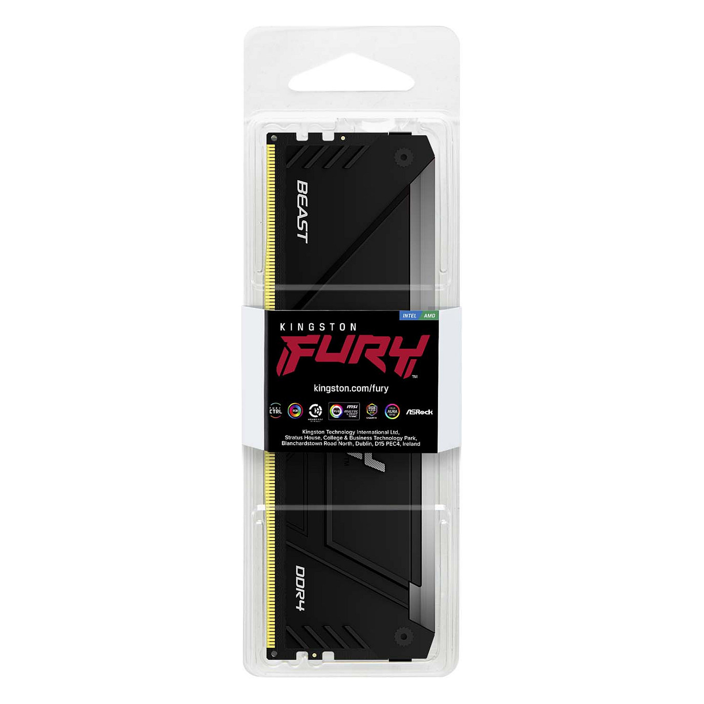 Ram Memorie DDR4 Kingston DIMM FURY Beast RGB 8GB 3600MHz CL17 - Figura 3