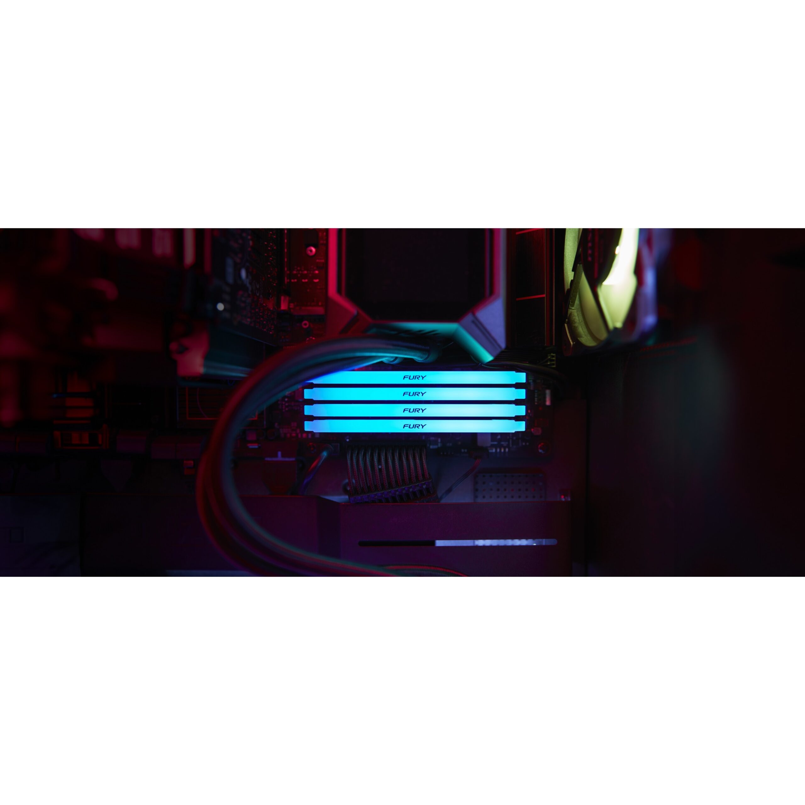 RAM Memorie KINGSTON 16GB 3600MT/s DDR4 CL17 DIMM Kit of 2 FURY Beast RGB - Figura 5