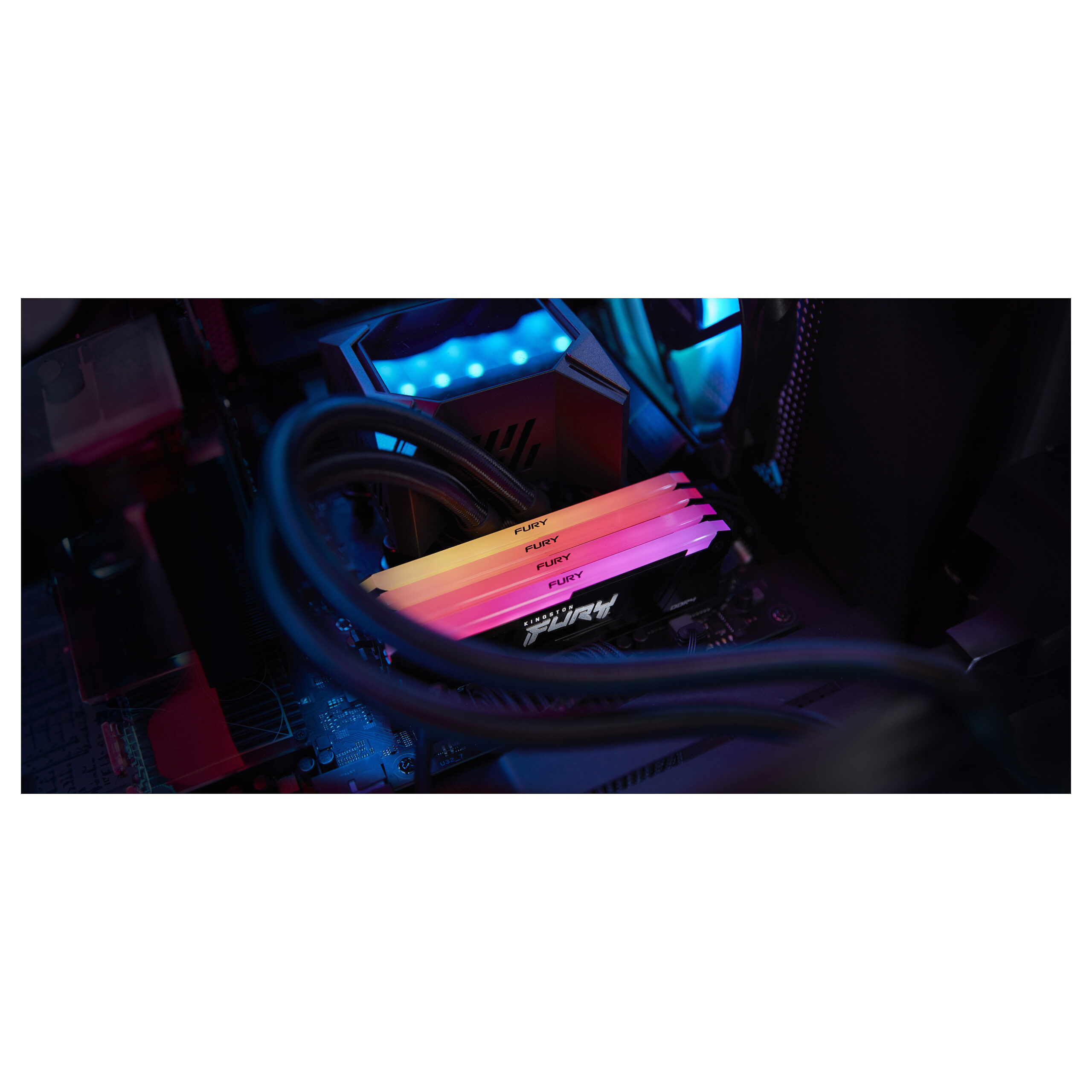Ram Memorie DDR4 Kingston Fury Beast RGB DIMM 32GB 3600MHz CL18 - Figura 4