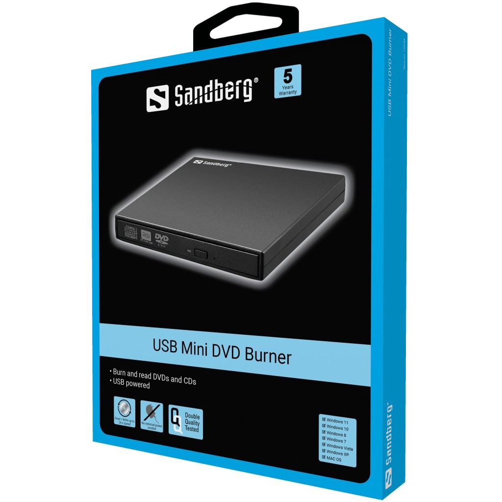 DVD e jashtme Sandberg 133-66 Mini DVD-Brenner USB - Figura 2