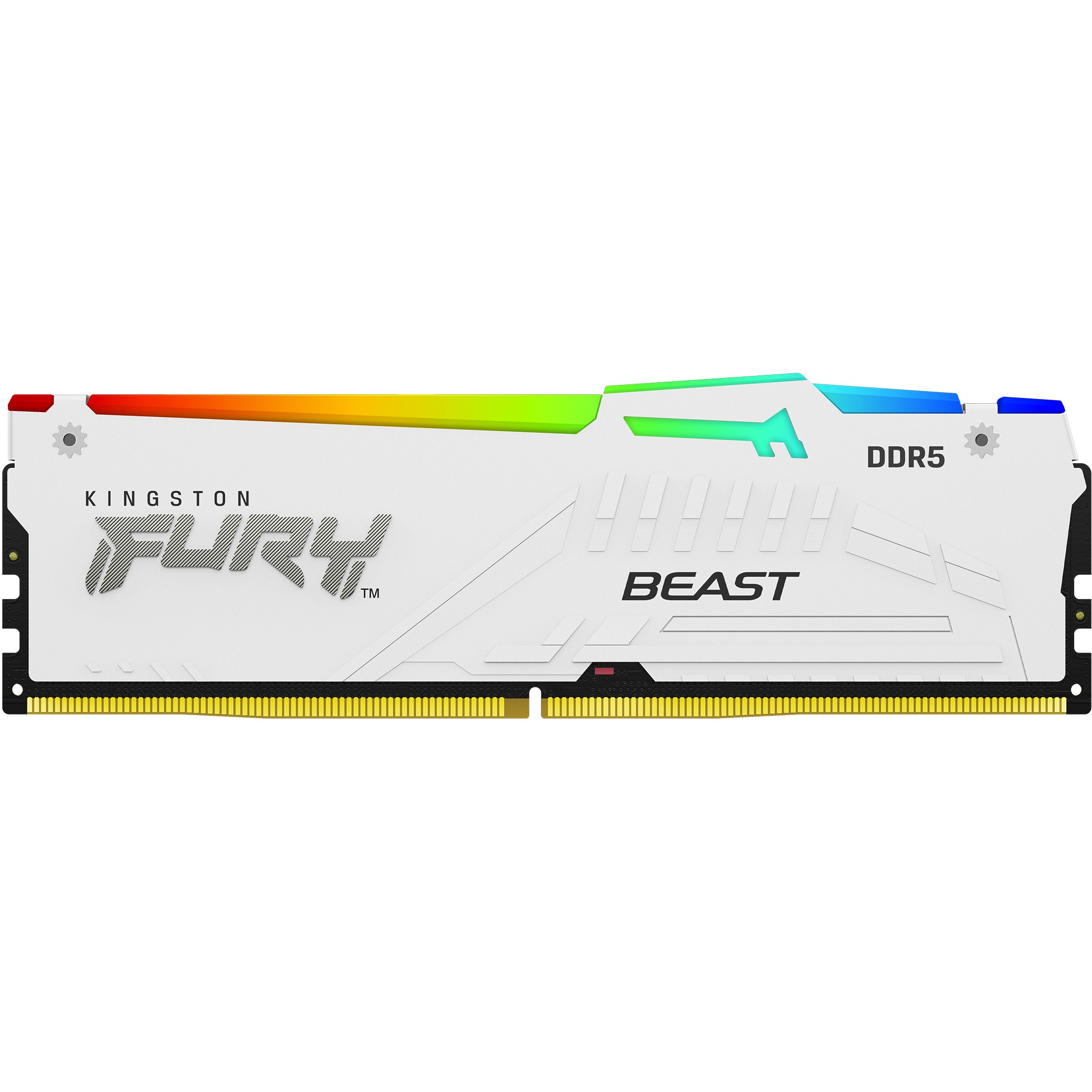 RAM Memorie DDR5 / 16GB Kingston DIMM 6000MT/s / CL30 / FURY Beast / RGB / EXPO - Bardhë - Figura 2