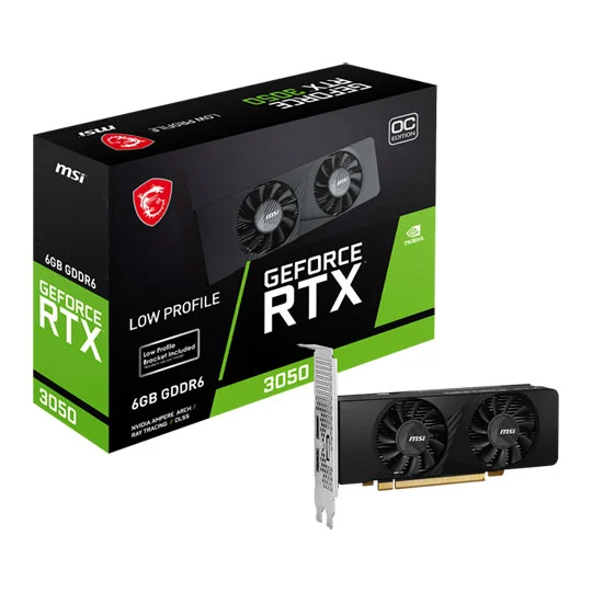 Kartelë grafike NVIDIA RTX 3050 6GB GDDR6 MSI LP OC - Figura 2