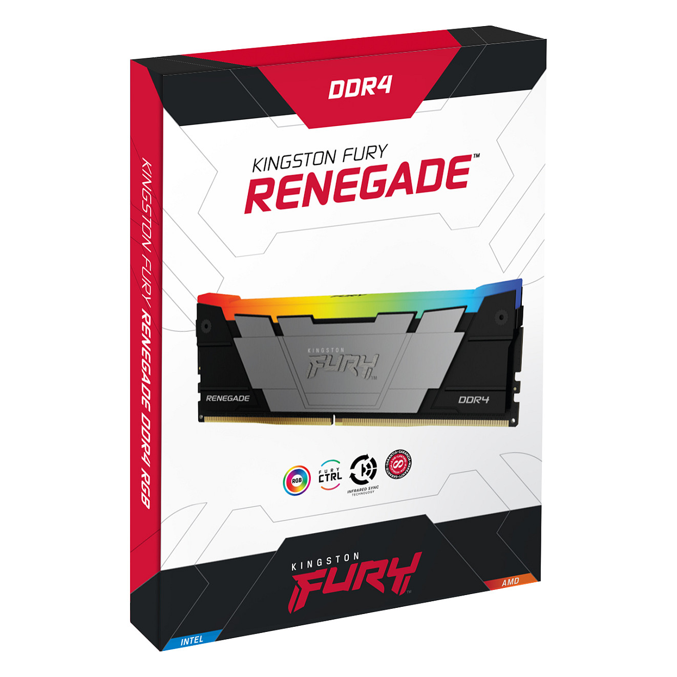 Ram Memorie DDR4 Kingston Fury Renegade DIMM Kit RGB 64GB(2x32GB) 3200MHz CL16 - Figura 4