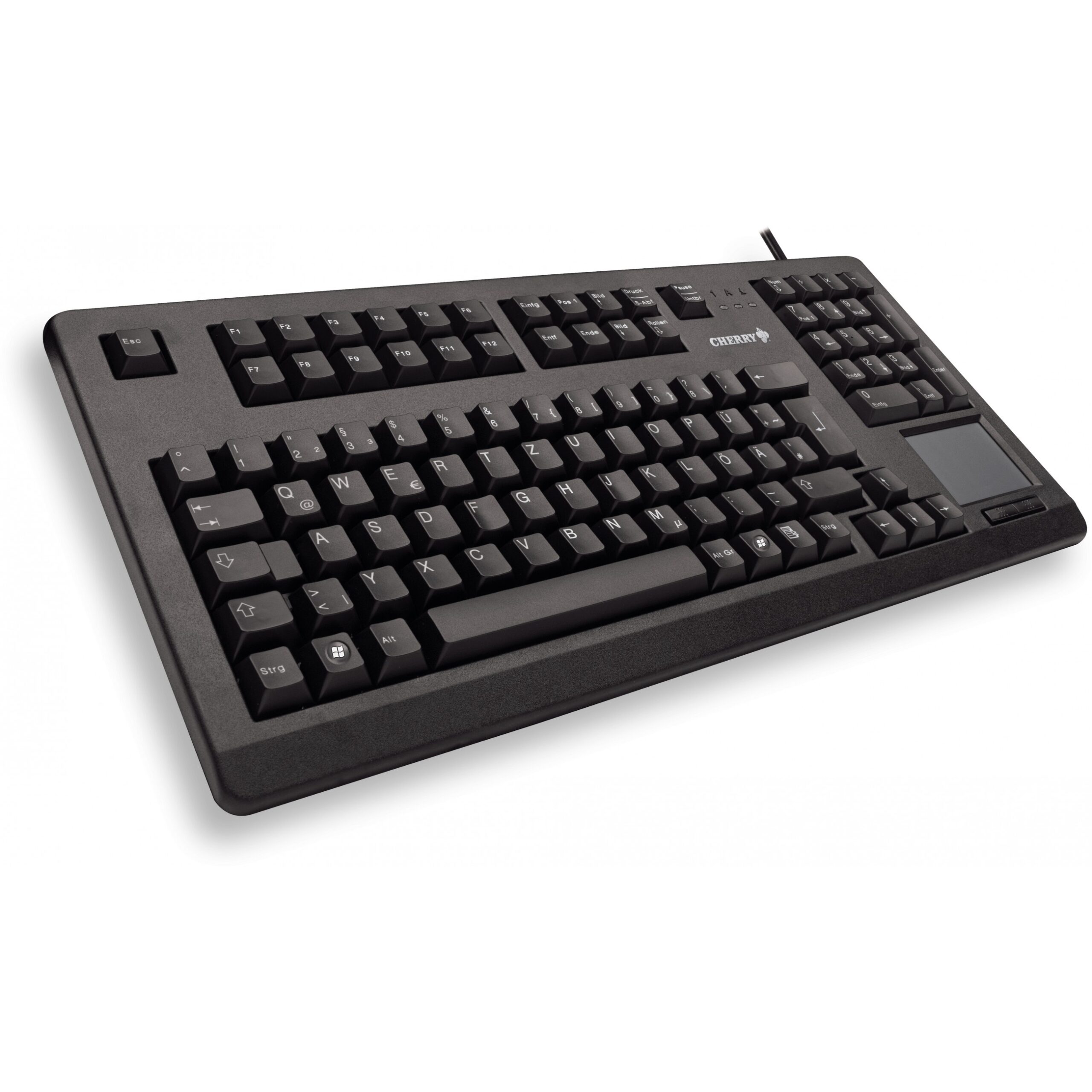 Tastierë me kabllo Cherry G80-11900 / Me touchpad / QWERTZ Gjerman - Zezë - Figura 3