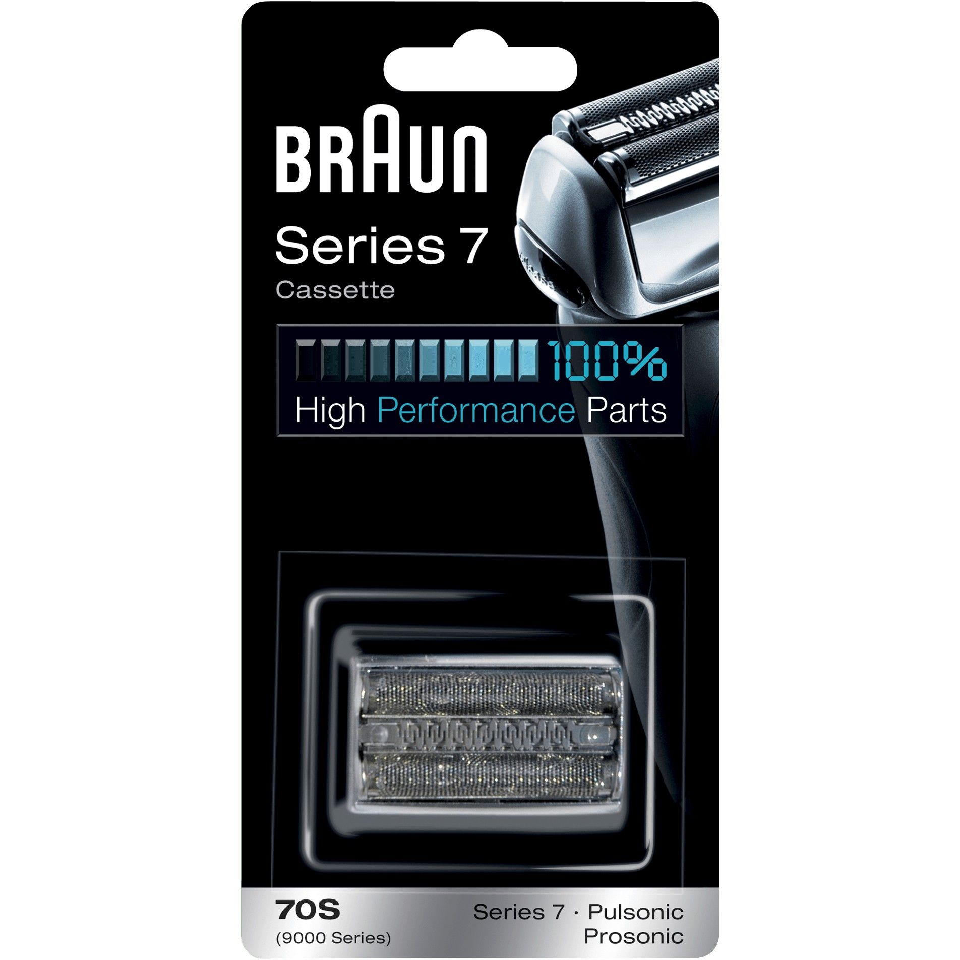 Aksesorë për Makinen e rrojës Braun Kombipack 70S / Replacement Foil & Cutter - Argjendi
