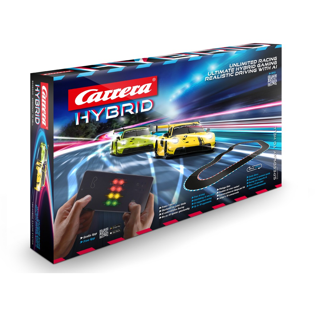 Lodra Carrera - Hybrid Racing Sets - Green Hell