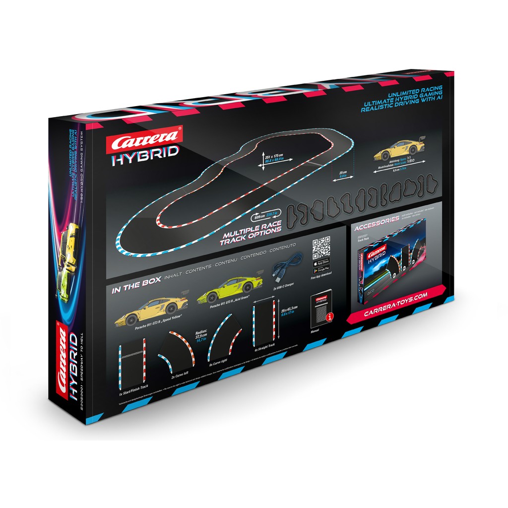 Lodra Carrera - Hybrid Racing Sets - Green Hell - Figura 2