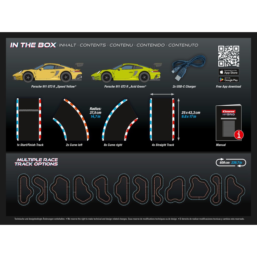 Lodra Carrera - Hybrid Racing Sets - Green Hell - Figura 3