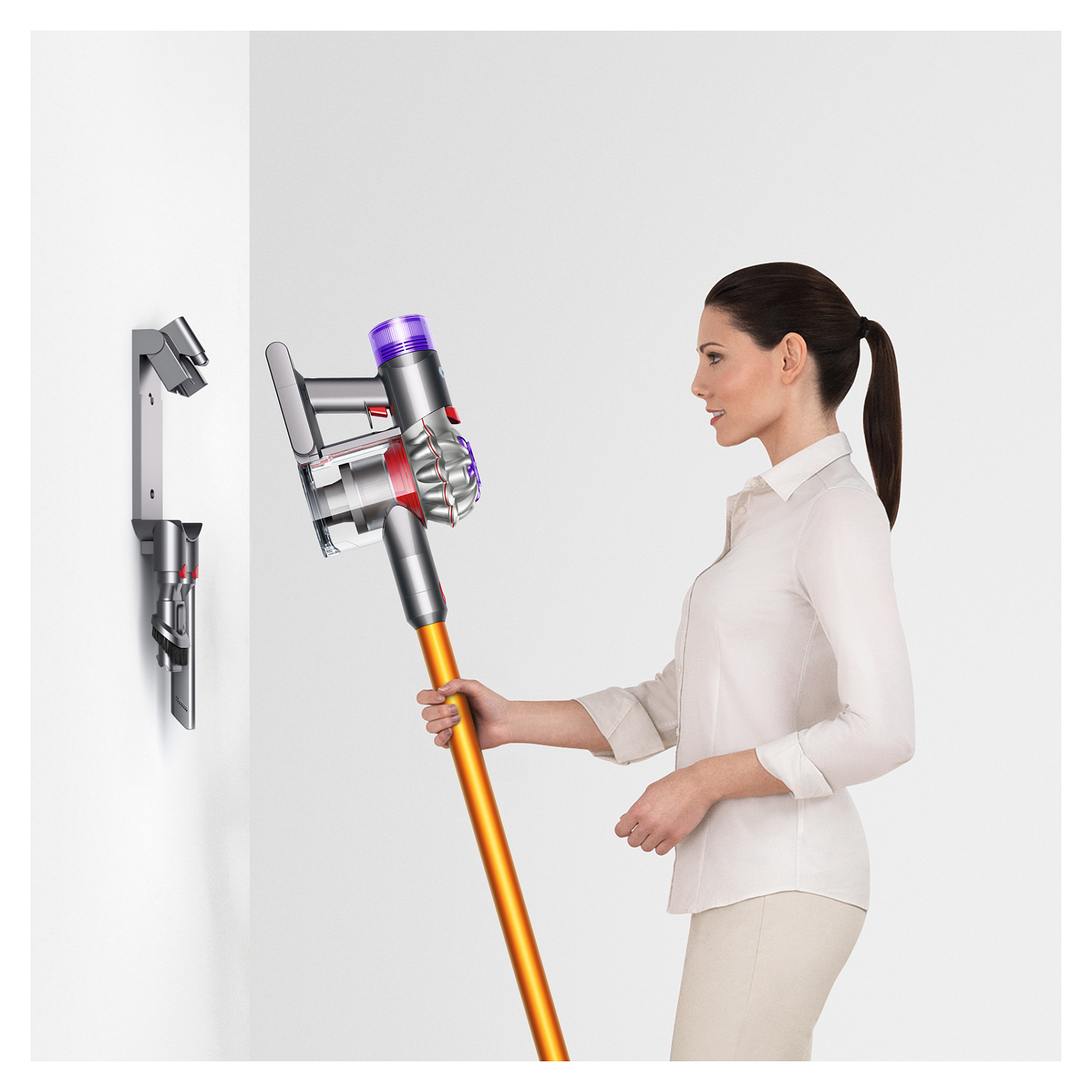 Fshesë Dyson V8 Absolute - Silver / Yellow - Figura 5
