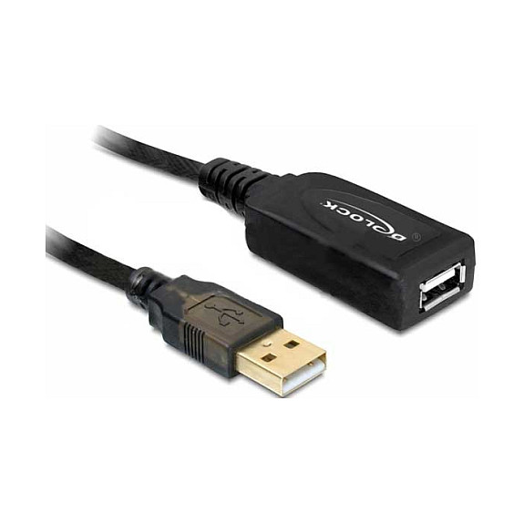 Kabllo USB Repeater DeLock / 15m / USB 2.0