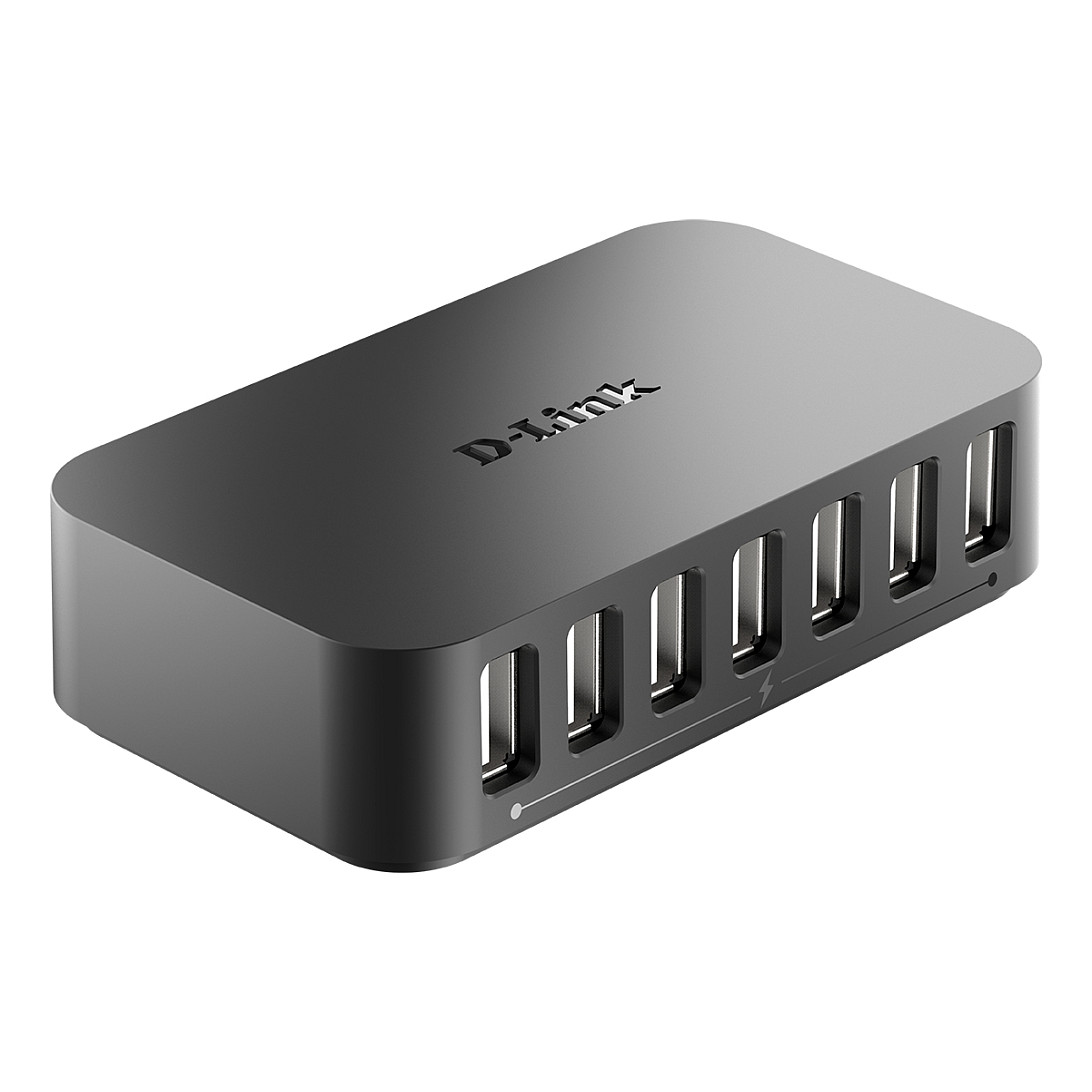 D-Link USB 2.0 Hub – Zgjerues USB me Porta Multiple, Black - Figura 2