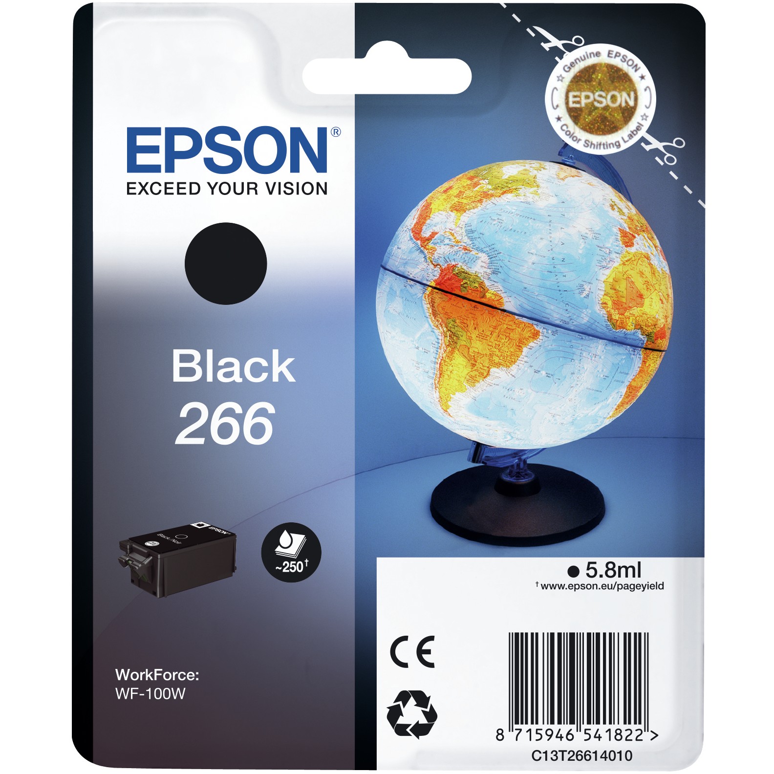 INK Epson 266 BK C13T26614010 – Zezë