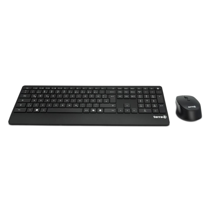 Combo(Tastierë&Maus) pa kabllo TERRA Desktop 4000 me Copilot / QWERTZ - Zezë