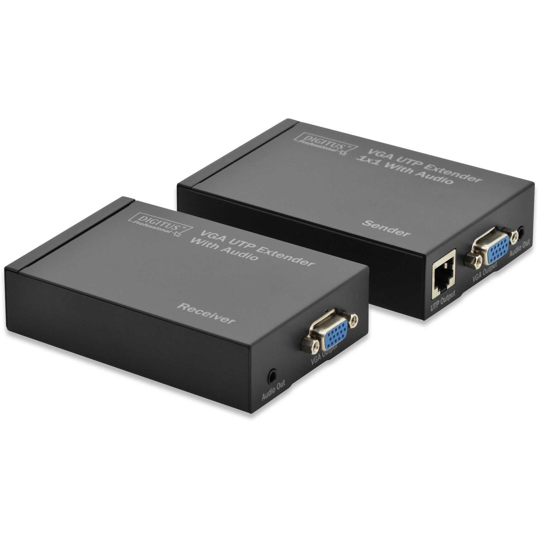 Extender DIGITUS VGA UTP Set / 300m