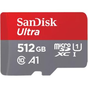 Kartë Memorie SD CARD 512GB SanDisk Ultra microSDXC 150MB/s +Adapter