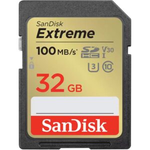Kartë Memorie SD 32GB SanDisk Extreme SDHC 100MB/s