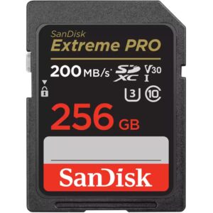 Kartë Memorie SD 256GB SanDisk Extreme PRO SDXC 200MB/s