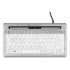 Tastierë me kabllo BakkerElkhuizen S‑Board 840 Design / QWERTZ / German Language - Bardhë