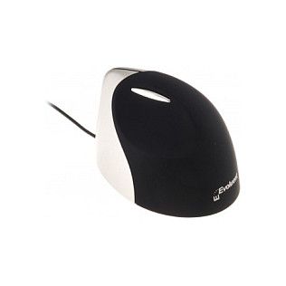 Maus me Kabllo BakkerElkhuizen Evoluent3 Right-Handed / 5 Buttons - Zezë/Argjend - Figura 2