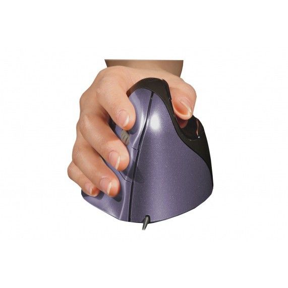 Maus pa Kabllo Evoluent 4 (Small) - Zezë / Vjollcë - Figura 3