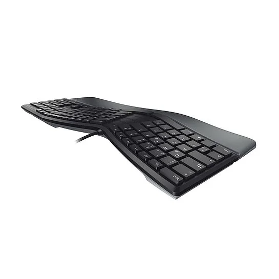 Tastierë me kabllo CHERRY KC 4500 Ergo / QWERTY Nordic - Zezë - Figura 2