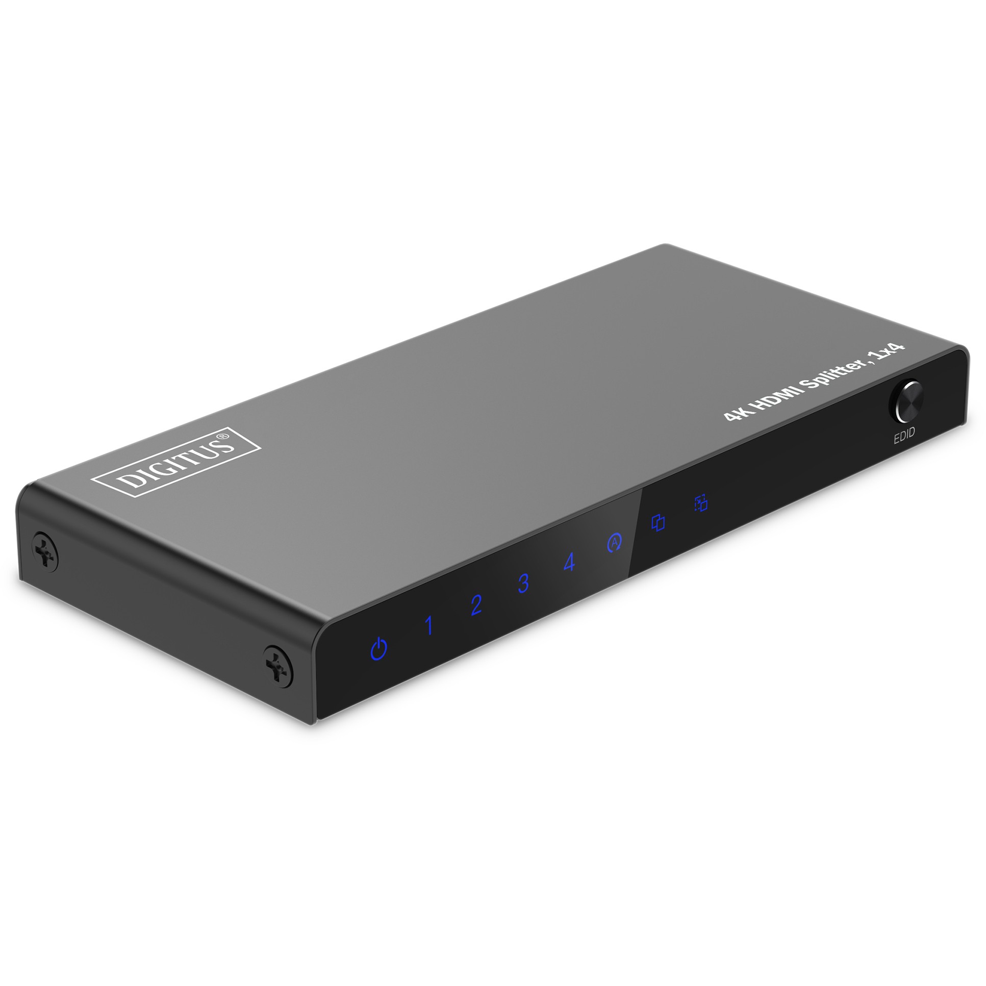 DIGITUS Splitter HDMI 1x4 / 4K/60Hz / HDCP 2.3 / EDID Control
