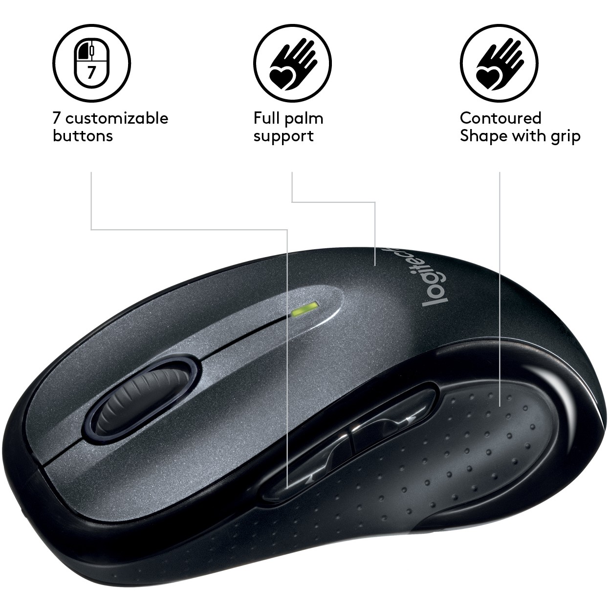 Maus pa Kabllo Logitech M510 Wireless – Zezë - Figura 5