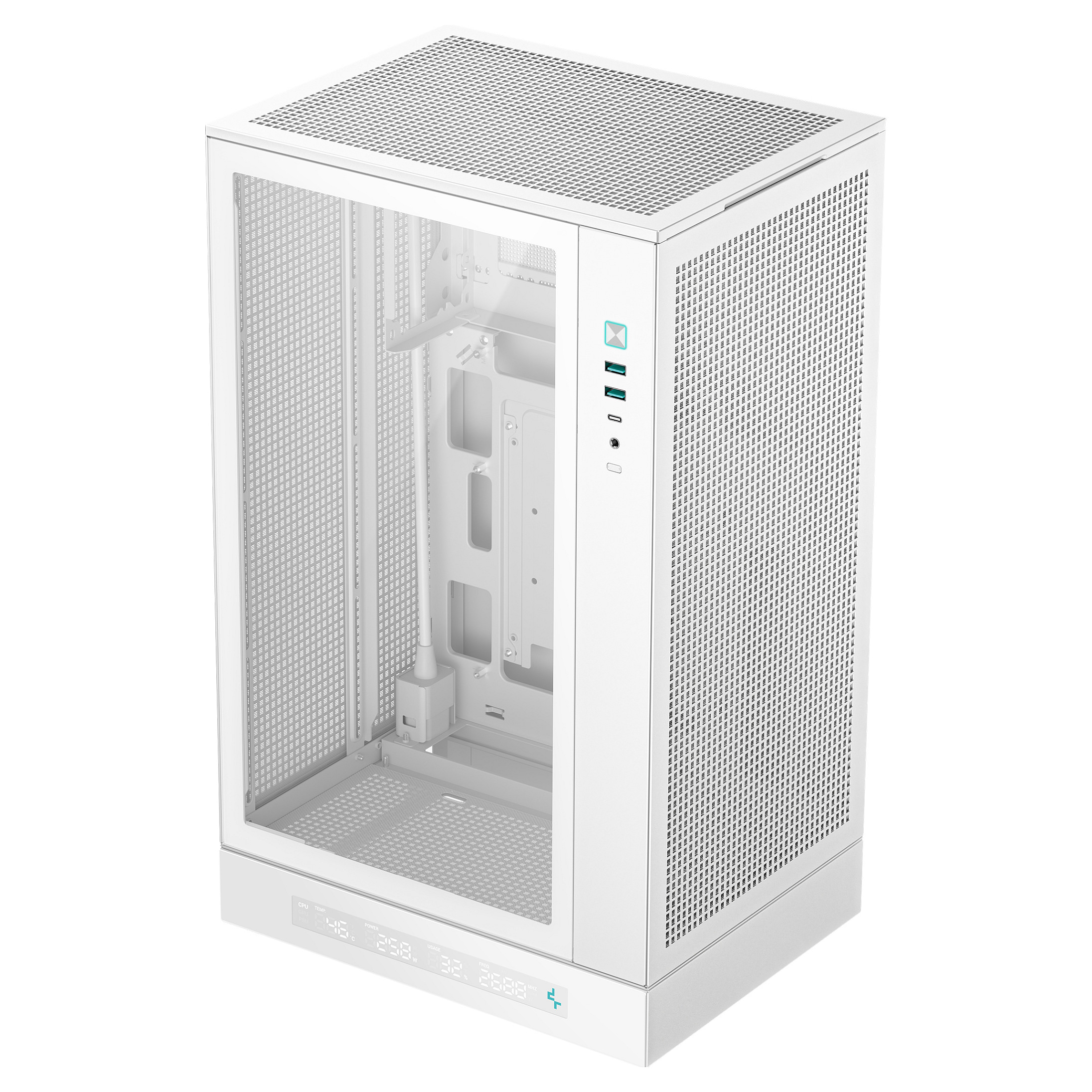 Kasë Midi DeepCool CH270 DIGITAL – Bardhë