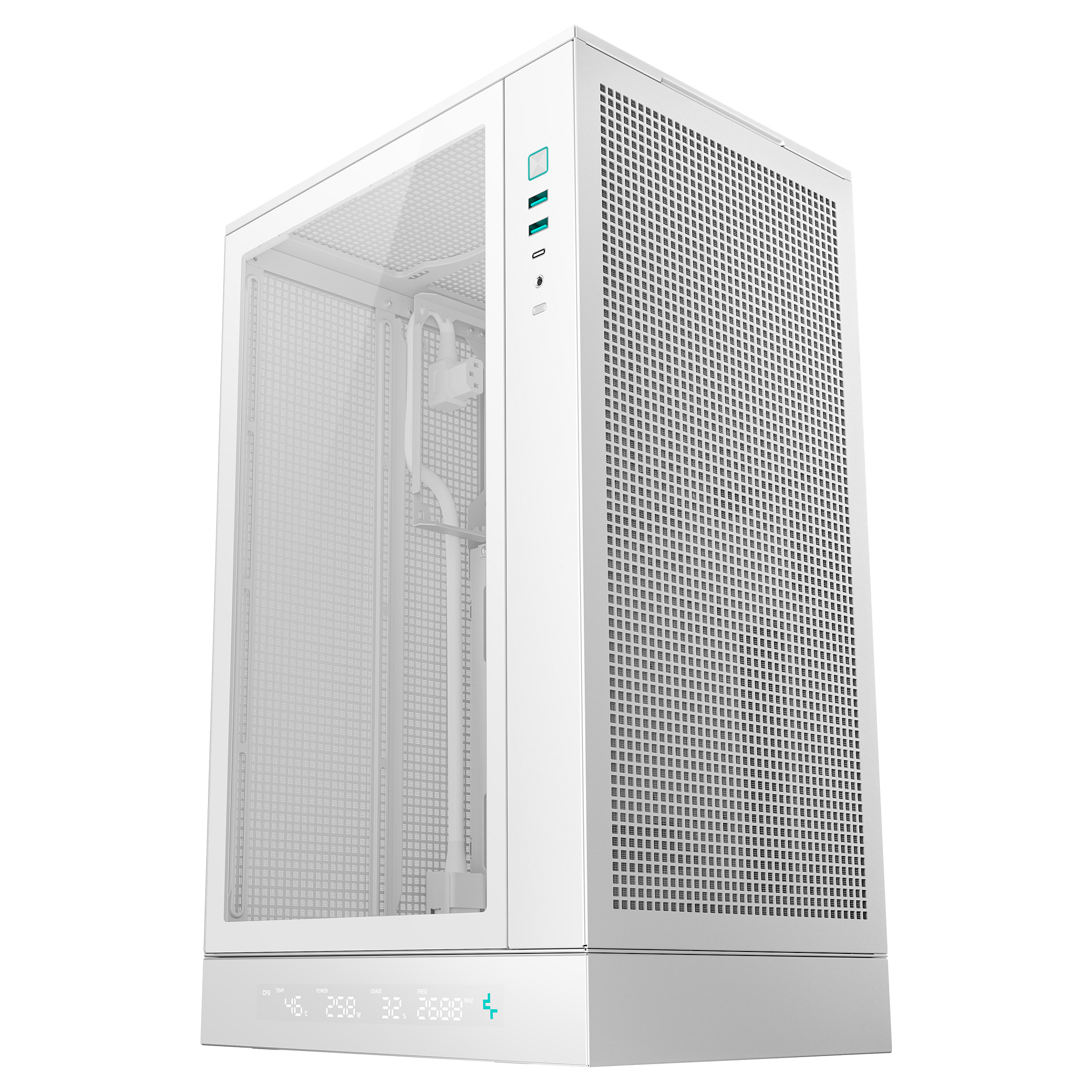 Kasë Midi DeepCool CH270 DIGITAL – Bardhë - Figura 2