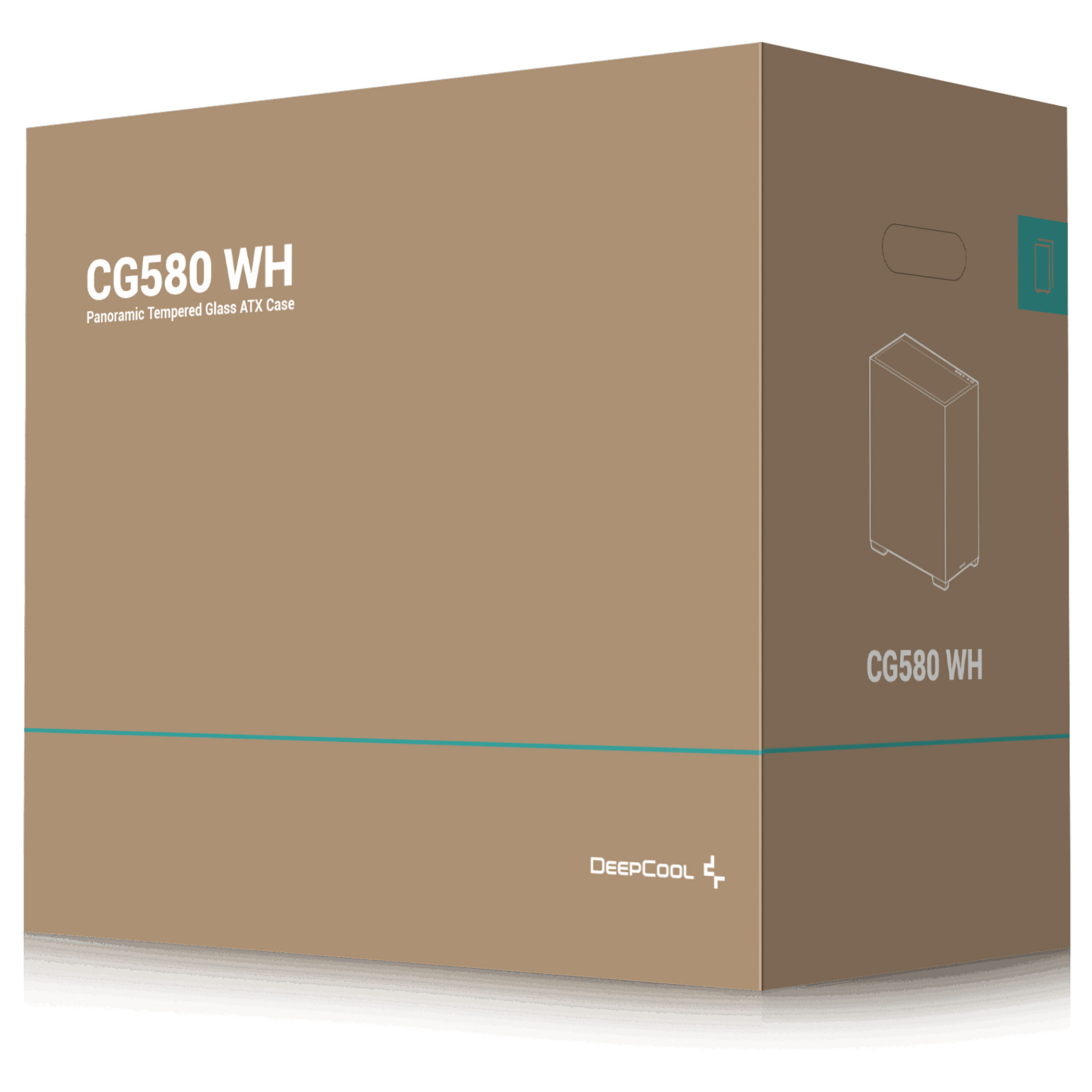 Kasë Midi DeepCool CG580 – Bardhë - Figura 3