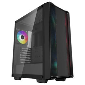 Kasë Midi DeepCool CC560 ARGB V2 – Zezë