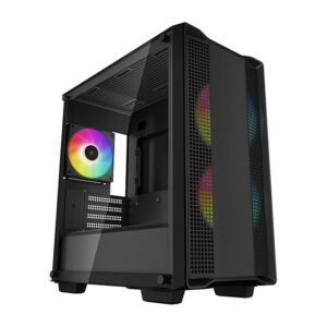 Kasë Midi DeepCool CC360 ARGB – Zezë