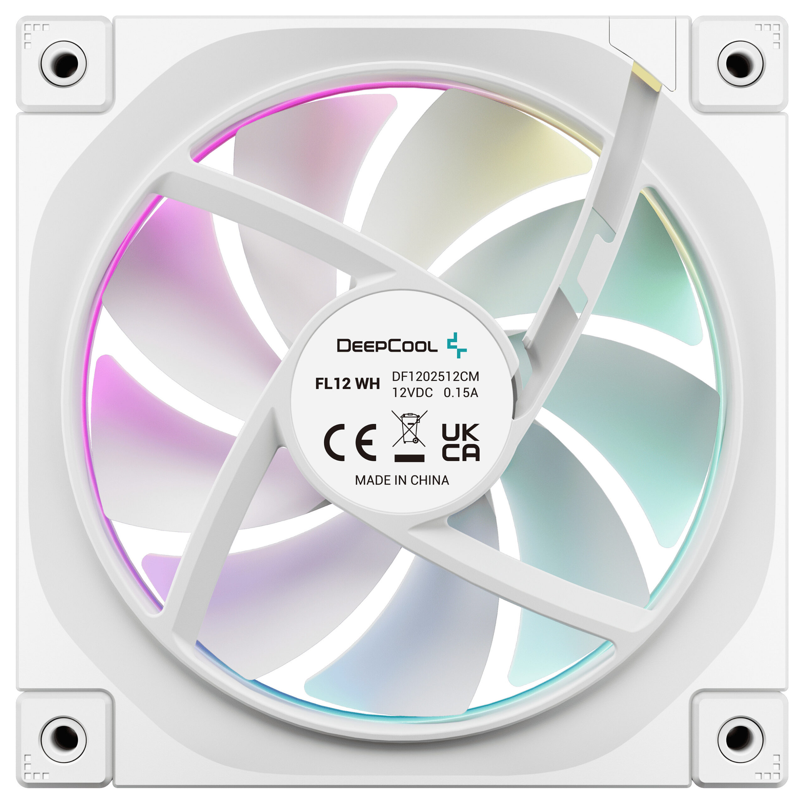 Ftohës për Kasë 120mm DeepCool FL12 / 3-Pack – Bardhë - Figura 5