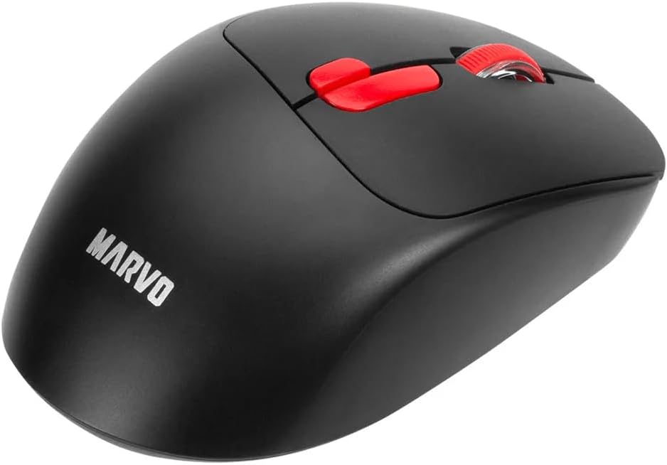 Maus Marvo M809W BK / 12000DPI / Tri-Mode Connectivity / Wireless / I zi - Figura 3